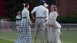 playing tennis in Newport | The Gilded Age