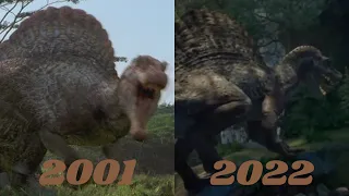 Evolução do Espinossauro (2001 - 2022)