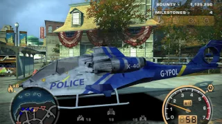 NFSMW: Final Pursuit on police helicopter