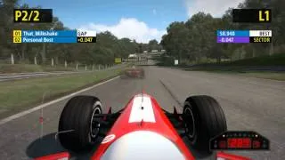 F1 2013 - 1999 Ferrari - Brands Hatch Hot Lap - Top 10 Time - 58.924s