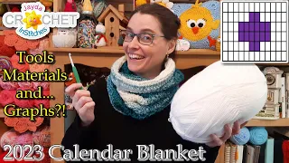 Get Ready for our Fair Isle Style Calendar Blanket 2023! How To Read A Graph & Supplies