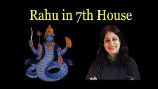 Planet Rahu in the 7th house