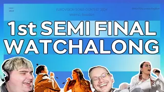 Eurovision Song Contest 2024 - 1st Semi Final - LIVE WATCHALONG