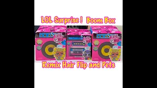 LOL Surprise! UNBOXING Remix Hair Flip and Pets