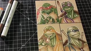 Drawing Teenage Mutant Ninja Turtles
