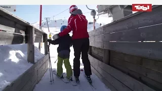 Surface lift with kids - top tips  |  Kid ski lift Tyrol