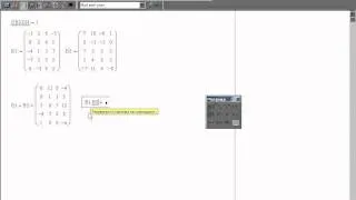 Основные действия с матрицами и векторами в MathCAD 14 (20/34)