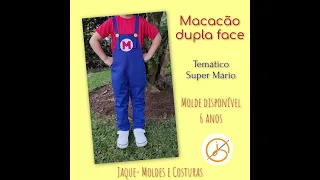 Macacão infantil Dupla Face