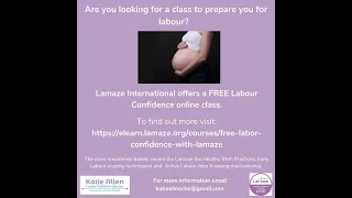 Live chat with Katie Allen Lamaze Childbirth Educator -all about pregnancy birth and parenting