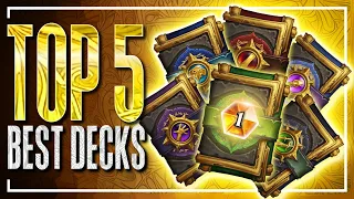 Judge's TOP 5 TITANS Standard Decks! | Hearthstone Standard | TITANS