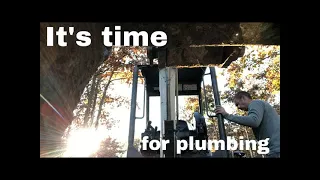 Finishing up a few things and getting started on PLUMBING! | DIY Debt Free Cabin Build