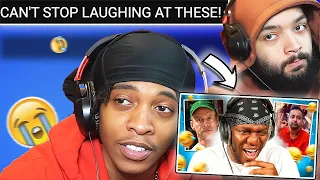 REACTING TO AN ACTUALLY FUNNY TRY NOT TO LAUGH | CAN'T STOP LAUGHING AT THESE!