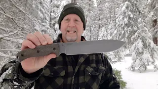 Winter Survival Field Test: AK 8 Survival Knife