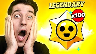 DOBIO SAM 100 LEGENDARY STAR DROPOVA I NOVOG BRAWLERA!!! Brawl Stars