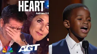 The boy made everyone cry on AGT as he sang beautiful 😍 song