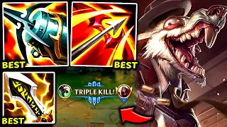 TWITCH TOP MOST EPIC TRIPLE I'VE EVER DONE (VERY HARD GAME) - S14 Twitch TOP Gameplay Guide