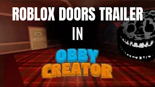 Roblox Doors in Obby Creator: Revamped Teaser Trailer