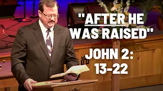 9:45 a.m. Contemporary Worship Service 3/7/21 "After He Was Raised" John  2: 13-22.