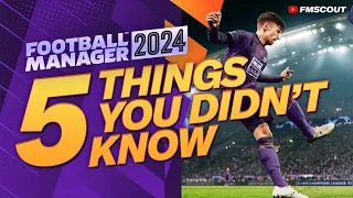 5 Things You DIDN’T KNOW You Could Do In FM24 | Football Manager 2024 Guide