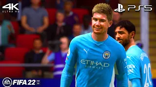 FC Barcelona vs Manchester City | Friendly Match | FIFA 22 Gameplay | PS5 | 4K HDR