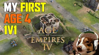 First 1v1 in Age of Empires 4 - Technical Stress Test