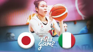 Japan v Italy | Full Basketball Game | FIBA U19 Women's Basketball World Cup 2023