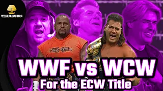 The WWF vs WCW Battle for the ECW Championship
