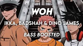 Ikka, Badshah, Dino James - WOH  [ Bass boosted + visualizer ]