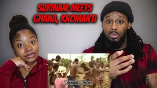 🇸🇷/🇬🇭 American Couple Reacts "SURINAME MEETS GHANA Part 1"