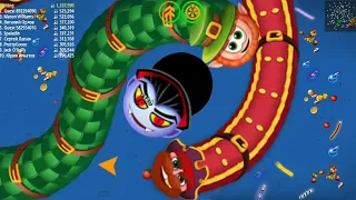 🐍 WORMATE ZONE.IO | NEW Rắn Săn Mồi #554 BIGGEST SNAKE | Epic Worms Zone Best Gameplay |Trần Hùng 83