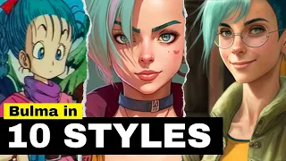 Asking A.I. what BULMA would look like in 10 different fashions