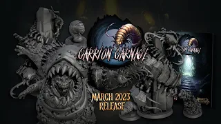 Carrion Carnage - Mar23 Release - 3d print stl miniatures for DnD 5e/Tabletop (Patreon/Tribes)
