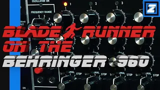 Blade Runner on the Behringer 960 - Transposing Sequences on Analogue Sequencers