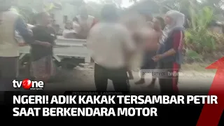 2 Bocah Asal Pesawaran Lampung Tersambar Petir saat Mengendarai Motor | Ragam Perkara tvOne