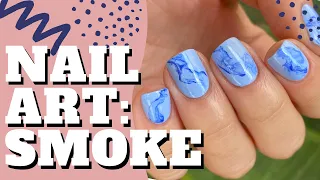 Nail Art Tutorial:  How To Create Smoke Nails | Regular Polish & Gel Polish!