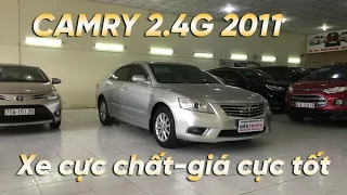 TOYOTA CAMRY 2.4G 2011 - XE GIA ĐÌNH GIỮ KỸ HƠN 10 NĂM VẪN CHẤT - GIÁ TỐT TẠI HIỀN TOYOTA BÌNH TRIỆU