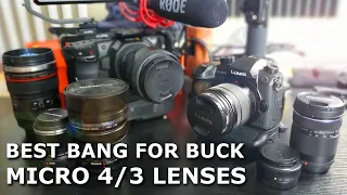 6 Best Bang For Buck Micro Four Thirds (MFT) Lenses in 2020 For GH5 and BMPCC4k