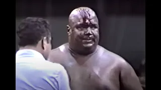 [1980s CLASSIC Wrestling] Abdullah the Butcher vs Carlos Colon [EPIC BLOOD BATTLE]