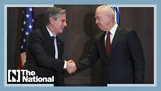 Blinken meets Israel's Defence Minister before heading to West Bank