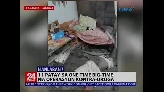 11 patay sa one time big-time na operasyon kontra-droga