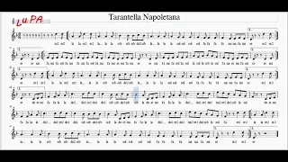 Tarantella Napoletana - Karaoke - Flauto dolce - Spartito - Note - Instrumental - Musica