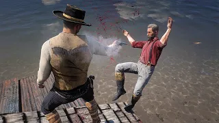 Red Dead Redemption 2 4K 60FPS - Funny & Brutal Moments Vol. 125 (Euphoria Ragdolls)