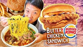 1am Chinese Noodles & “Butter Chicken” Sandwich & KETCHUP Chicken Nuggets in Toronto