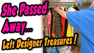 She Passed Away & Left Designer Treasures in the locker I bought at the abandoned storage auction