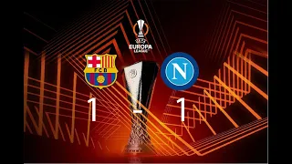 FC Barcelona vs Napoli 4-2 Full Highlights & Goals - Europa League Play Off Round 2022