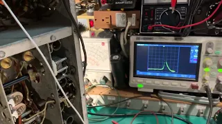 Hallicrafters SX-28 - Checking IF Alignment with a Sweep Generator