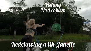 Cairns Fishing. Redclawing with Janelle.