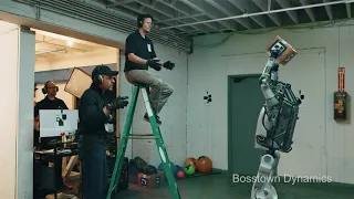 Новое видео от Boston Dynamics испытания прямоходящего робота