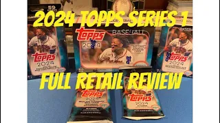 2024 Topps Series 1 Full Retail Review. Mega, Blaster, Hanger, Value Pack, Retail Pack