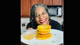 Only 4 ingredients! The most popular Old School dish EVER! (Hot Water Cornbread)